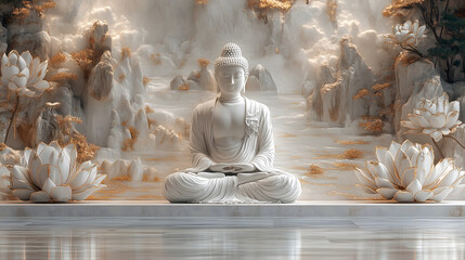 buddha statue in the temple