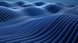© Iatskevich - Blue wavy 3d holographic scientific background, techno surface with blue lines