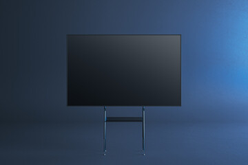 Aufkleber - Blank blackboard on modern stand in a studio. 3D Rendering