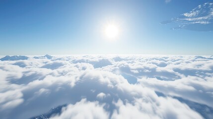 Wall Mural - clouds and sky