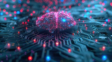 Poster - Beautiful Neural circuit and electronic cyber brain in a quantum computing system technology
