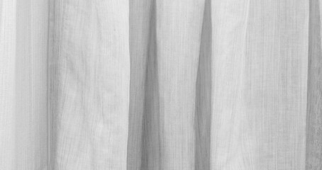 Fototapete - White textured material with wood grain pattern as background.