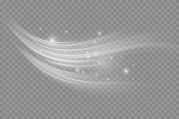 Poster - stream of fresh wind png. imitation of the exit of cold air from the air conditioner.