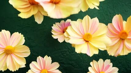 Poster - Abstract Botanical Animation of Blooming Floral Design Generative AI