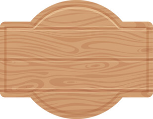 Wall Mural - empty board sign. wooden texture plank template