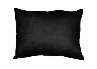 Wall Mural - Decorative black rectangular pillow