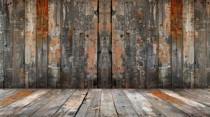 Sticker - Aged timber backdrop