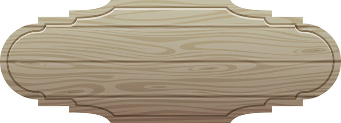 Wall Mural - wooden board empty template. textured rural plank