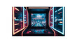 © Mairne - Single Arcade Game Unit with Vibrant Neon Lighting