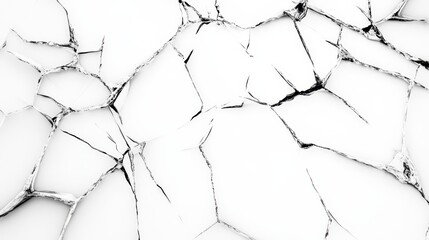 Canvas Print - Abstract Cracked Texture Background - Abstract cracked texture background with concepts of fragility, destruction, age, time, and nature.