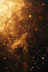 Aufkleber - A street light with a blurred background