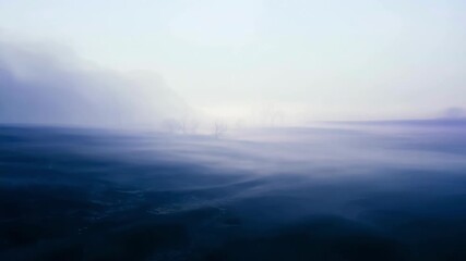 Canvas Print - A sense of tranquility and wonder washes over you as you drift through the ethereal fog.