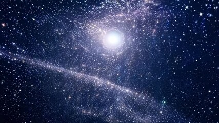 Wall Mural - Like a cosmic disco ball the stars le and glimmer beckoning our gaze towards the infinite expanse above.