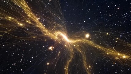 Wall Mural - a journey through the tangled web of star paths each one leading to another part of the infinite uni