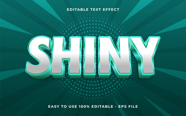 Poster - 3d shiny gradient sparkle text style effect template editable text effect