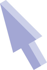 Poster - Simple 3d cursor is pointing to the top right corner of the frame