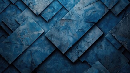 Aufkleber - A blue wall with many colored squares