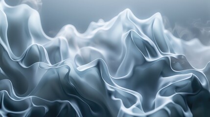 Poster - A detailed shot of a white fabric texture
