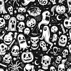 Wall Mural - Beautiful halloween themed background