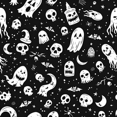 Canvas Print - Beautiful halloween themed background