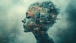 © GOLVR - Abstract Portrait with Cityscape and Memories