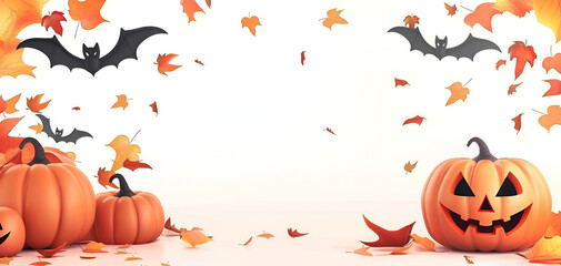 Canvas Print - Beautiful halloween themed background