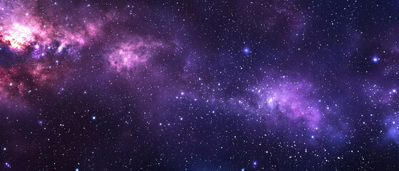 Wall Mural - amazing starry sky at night banner design, stellar nightscape, cosmic stars, deep space background, 