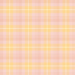 Sticker - Classic tartan plaid imitation vector seamless pattern. Colorful geometric background. Abstract trompe l'oeil wallpaper. Scottish check weave illusion fashion print