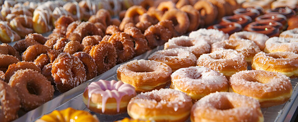 Wall Mural - Beautiful donuts