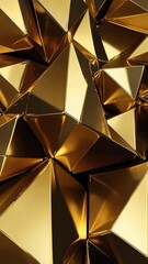 Wall Mural - gold prism light abstract background backdrop design copy space illustration art