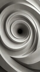 Wall Mural - white spiral design abstract background backdrop design copy space illustration art