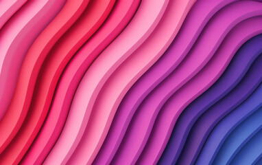 Poster - Vibrant abstract background with colorful wavy layers in shades of pink, purple, and blue creating a dynamic and energetic visual effect.
