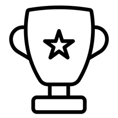 award icon in line style