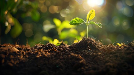 Wall Mural - The concept of World Soil Day 