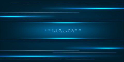 blue glittering light lines modern and creative abstract digital technology cover concept wallpaper element vector illustration.