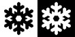© fotohansel - ofvs664 OutlineFilledVectorSign ofvs - snowflake vector icon . isolated transparent . outline and filled version . AI 10 / EPS / PNG . g12010