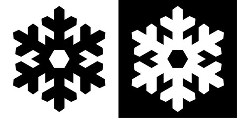 Aufkleber - ofvs664 OutlineFilledVectorSign ofvs - snowflake vector icon . isolated transparent . outline and filled version . AI 10 / EPS / PNG . g12010