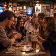 © Abbas - The Pub Quiz Night: Detail a lively pub quiz night where teams compete over pints of beer and trivia questions. Job ID: f703be37-0820-4b67-9f2e-25305dae28da