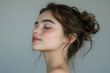 © MagnusCort - A close up of a girl's face with her eyes closed