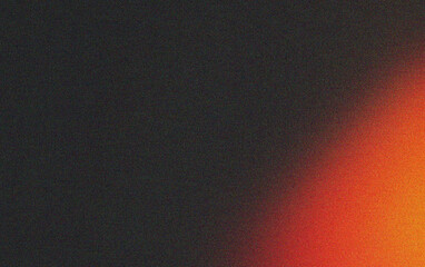 Leinwandbilder - orange and black gradient background design with grainy noise texture effect, web banner design, product design and social media, Banner poster header design.