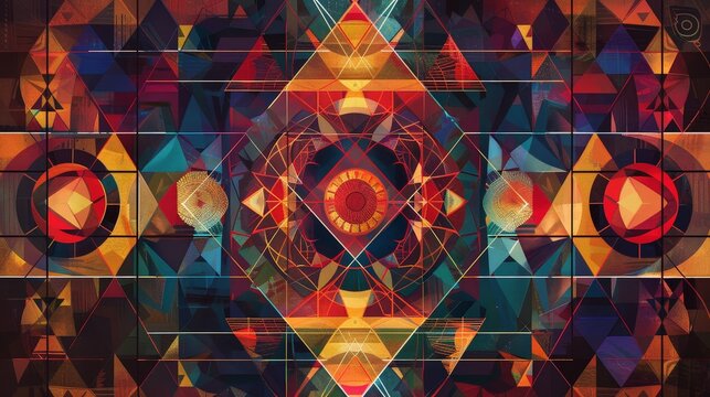 Geometric patterns in cultural symbolism. Discuss a geometric symbol or motif that holds cultural significance.