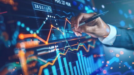 Poster - Analyzing Data Trends on a Digital Screen