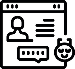 Poster - Customer support agent is providing excellent service by chatting online with a customer