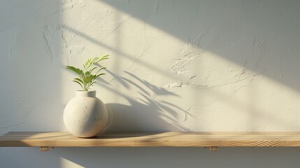 Wall Mural - shelf with flower pots