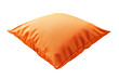 © Sodapeaw - Bright orange pillow with smooth fabric texture, perfect for home decor, adding a pop of color and comfort to any living space.