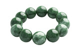 Elegant polished jade bead bracelet featuring smooth, large, green stones. Perfect for fashion, jewelry design, and gemstone collections.