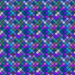 Aufkleber - Seamless multicolored square pattern background - geometrical colorful vector graphic design