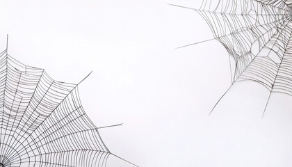 spider or cob web cobweb. scary symbol isolated on white studio background halloween or thanksgiving
