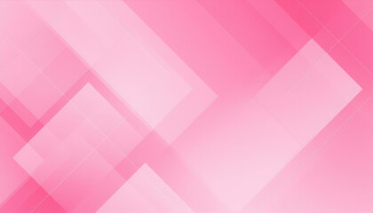 Aufkleber - Abstract Pink Background With Geometric Shapes Blending Light and Dark Shades