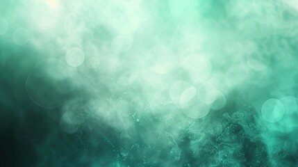 Poster - A soothing blend of teal and aqua hues creates a tranquil blurred backdrop, enhancing any design with a calming aesthetic